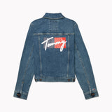Cropped Trucker Jacket (Womens) - Denim