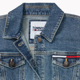 Cropped Trucker Jacket (Womens) - Denim