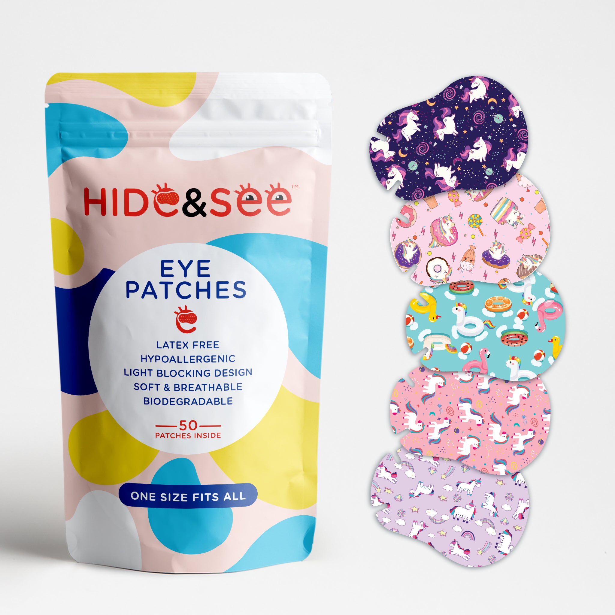HIDE&SEE Eye Patches - Unicorn World